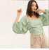 Matcha green shirt T-shirt women - ROUTINE FASHION